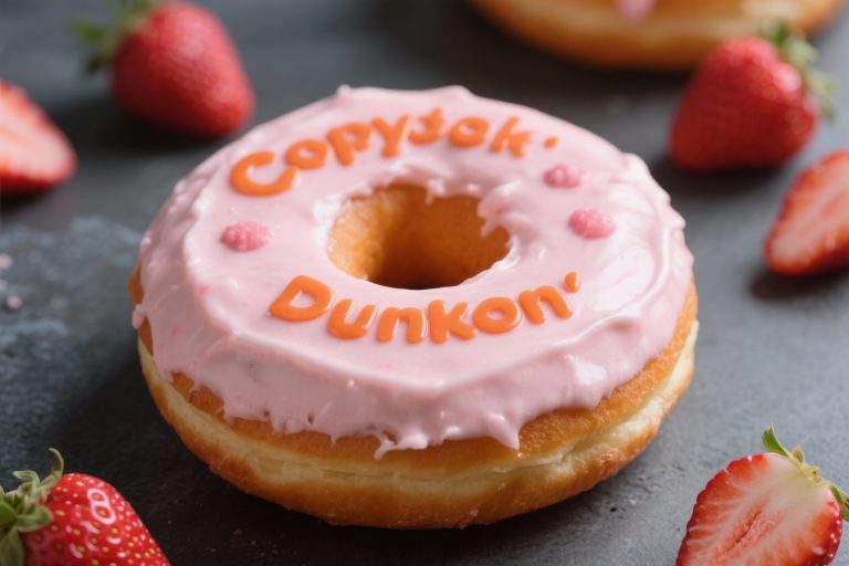 Copycat Dunkin’ Strawberry Frosted Donut Recipe – Light, Fluffy, and Pretty in Pink